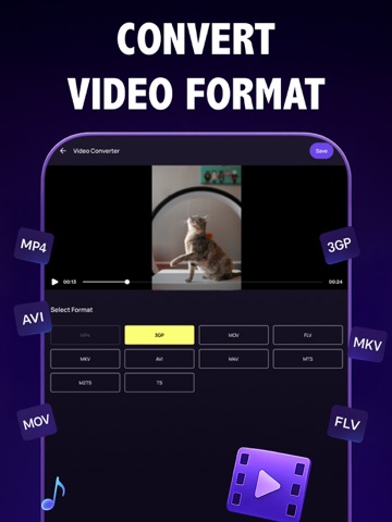 Video to Music - MP3 Converter iPad screenshot