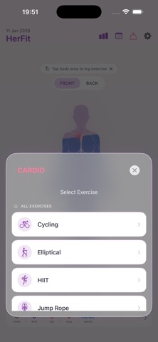 HerFit screenshot