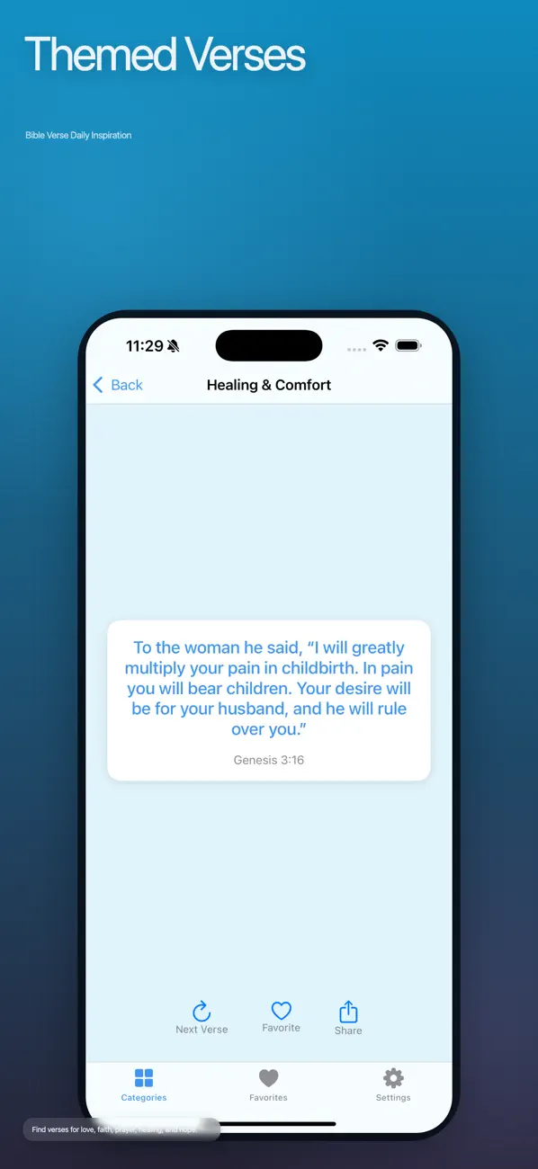 Screenshot #2 pour Bible Verse Daily Inspiration