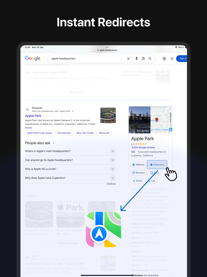 Maps Switcher for Safari