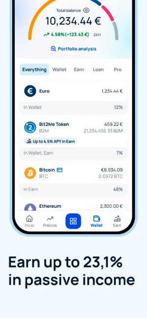 Bit2Me - Buy Cryptocurrencies iPhone screenshot 4