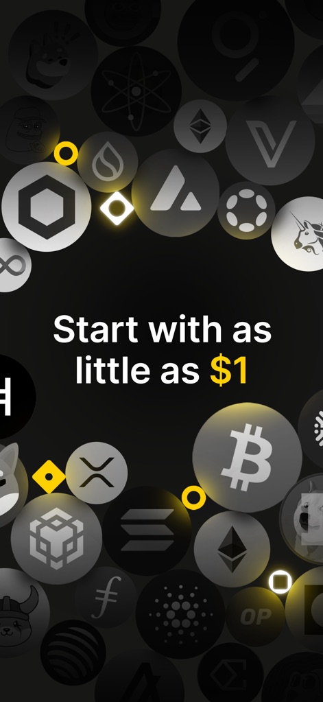 Binance.US: Buy BTC & Crypto - Discover a broad spectrum of cryptocurrencies available for investment, allowing users to start building a portfolio with as little as $1.