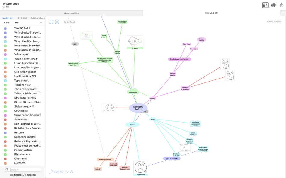 #4. Trout (Mind Mapping) (macOS) 由: Digital-Dirtbag