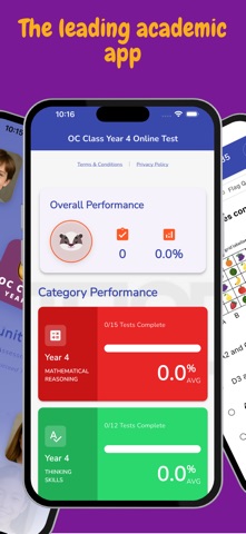 Opportunity Class Year 4 Exams screenshot