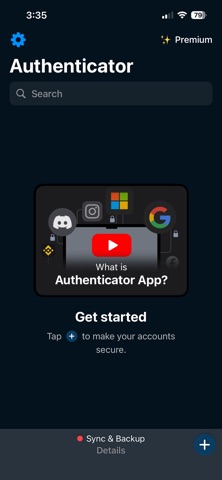 Authenticator OTP Manager iPhone screenshot