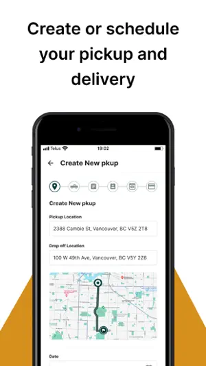 pkup delivery screenshot 2