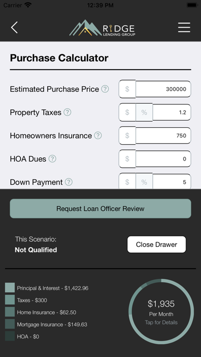 RidgeWay Lending Screenshot
