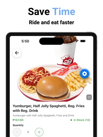 HEYRIDE: Foods & Delivery iPad screenshot 3