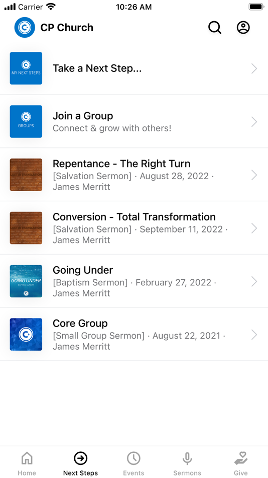 #2. My Cross Pointe (iOS) 由: CROSS POINTE THE CHURCH AT GWINNETT CENTER, INC.