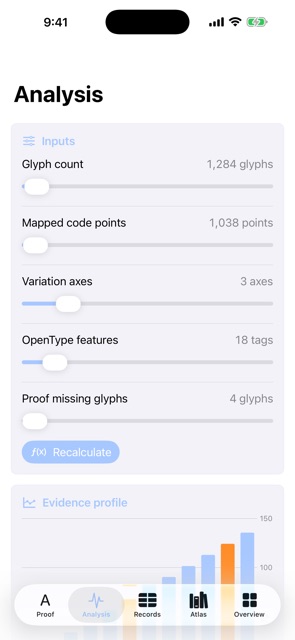 Glyphmeter: Font Inspector screenshot 3