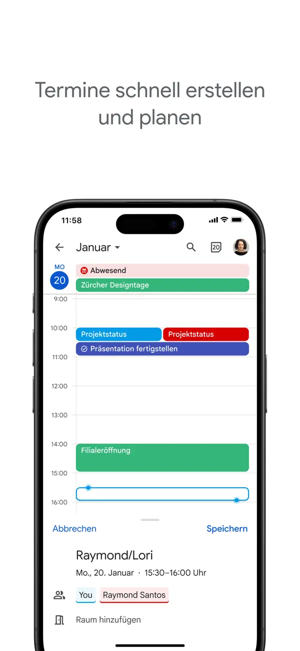 Google Kalender Screenshot 2