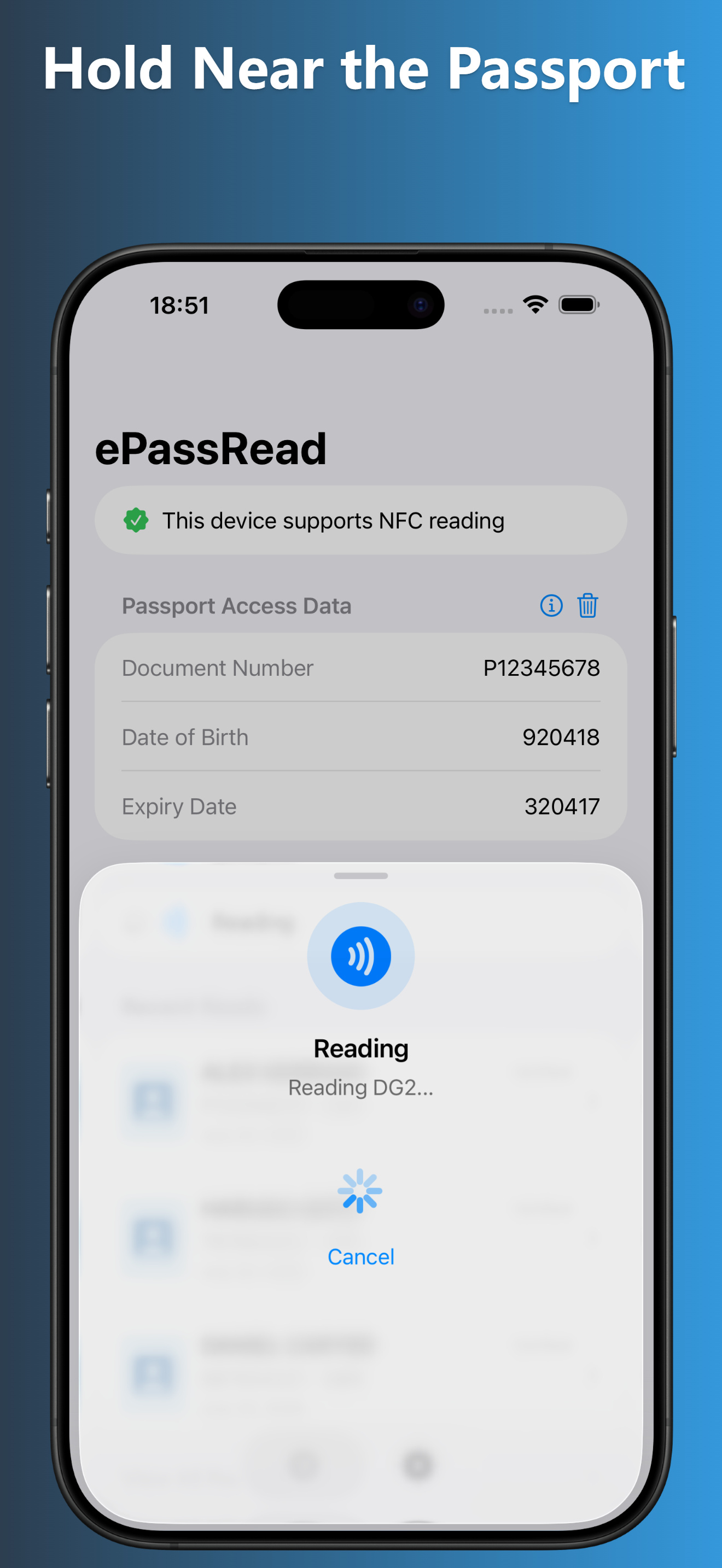 ePassRead screenshot 3