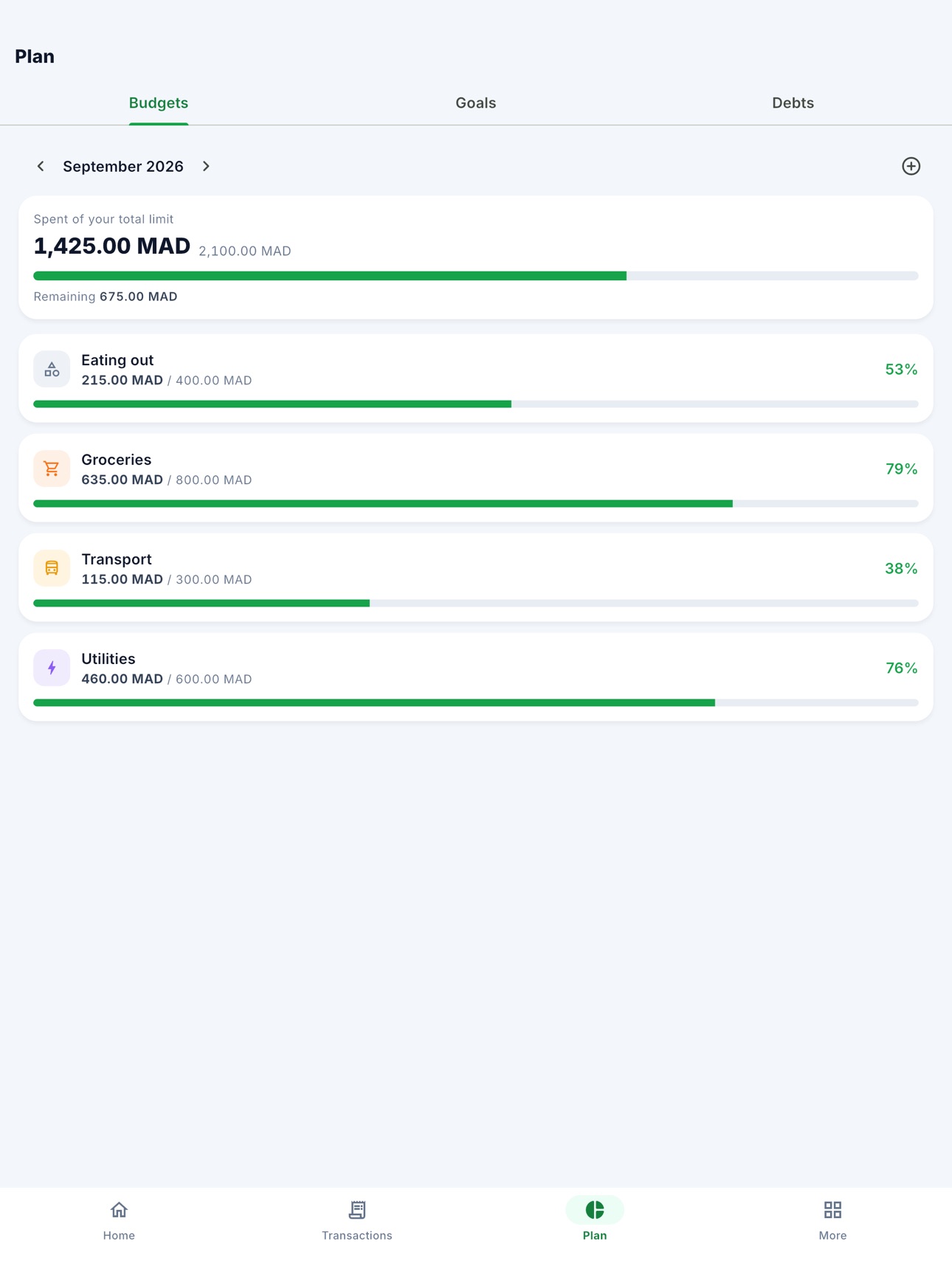 Screenshot 5 of Spendora: Budget & Expenses