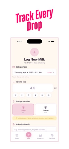 MilkStash: 母乳库存追踪 screenshot