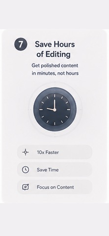 QuellCut - Silence Remover iPhone screenshot