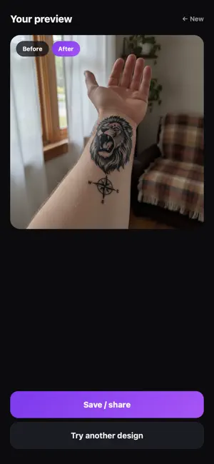 InkTry: AI Tattoo Try On screenshot 2