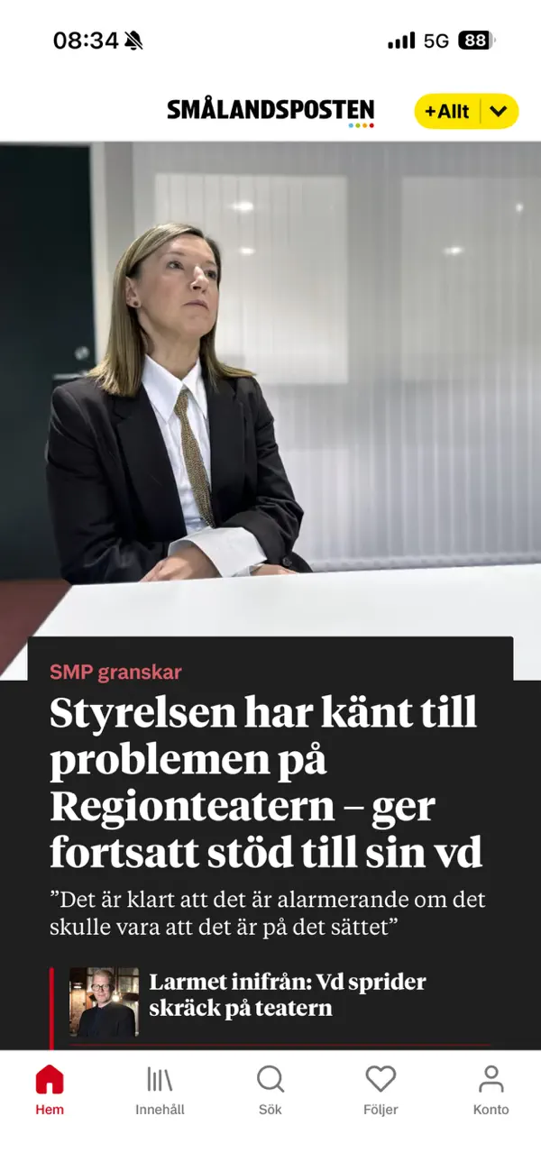 Screenshot #1 pour Smålandsposten