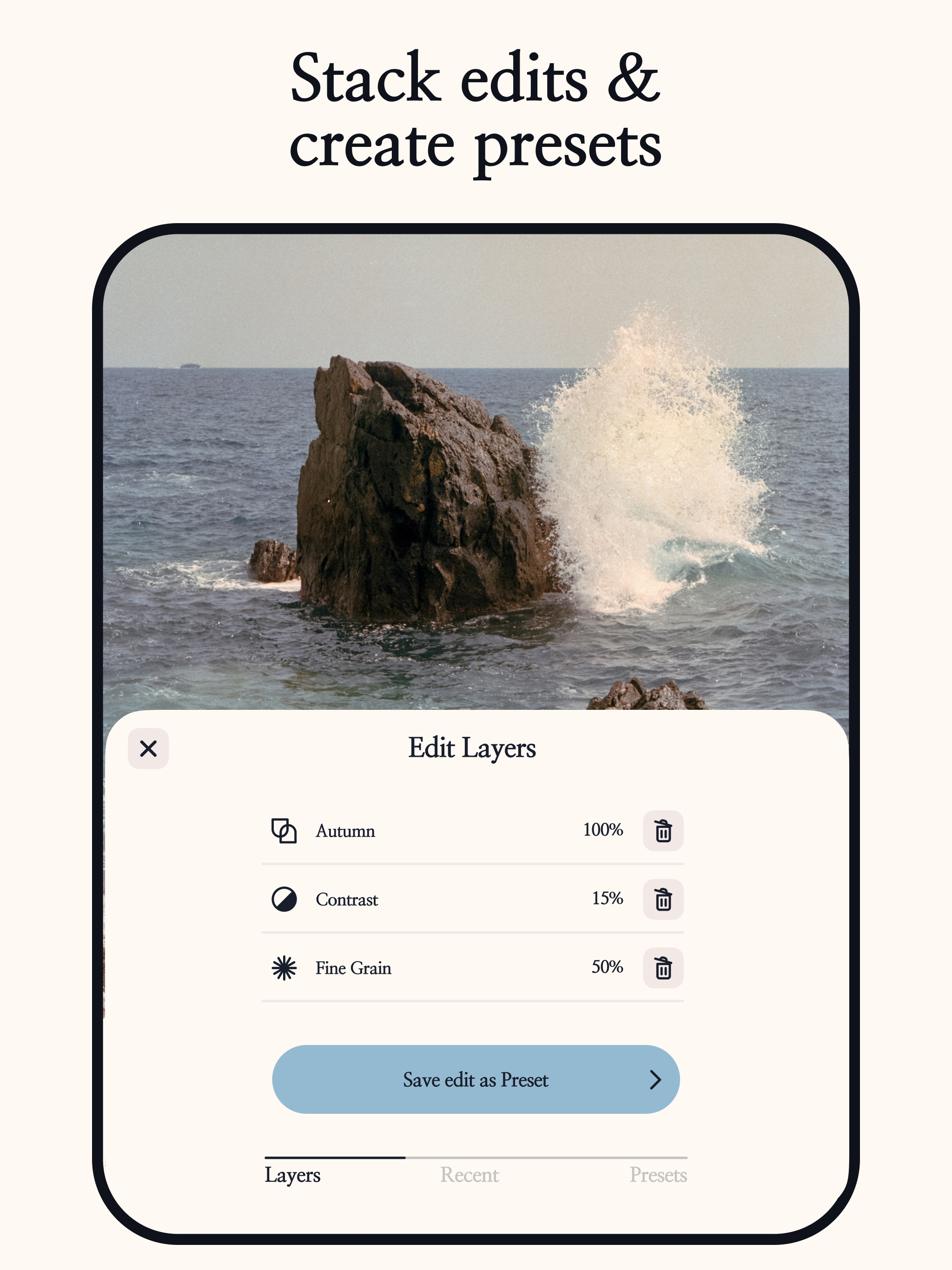 Setty: Photo Filter & Presets