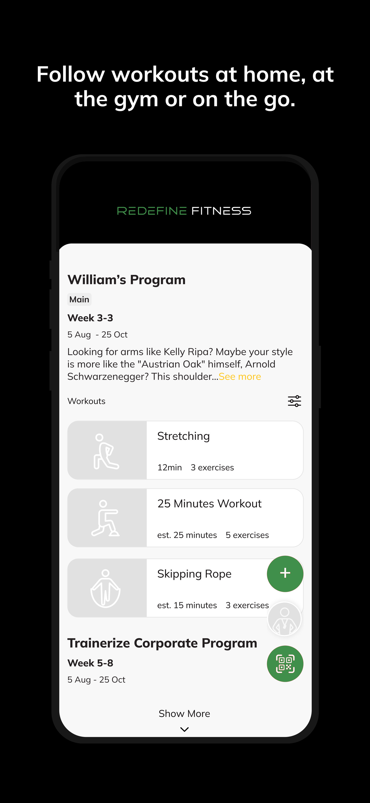 Redefine Fitness Training screenshot 3