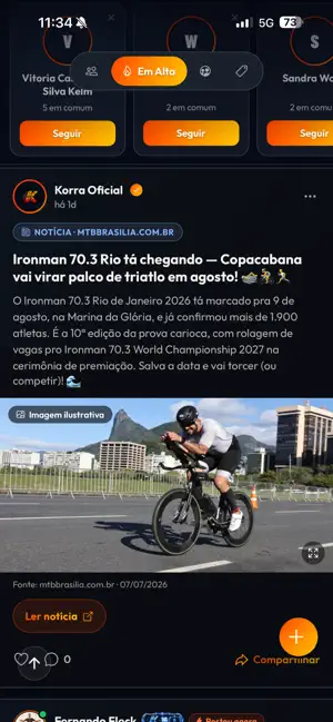 Korra - App do Atleta screenshot 2