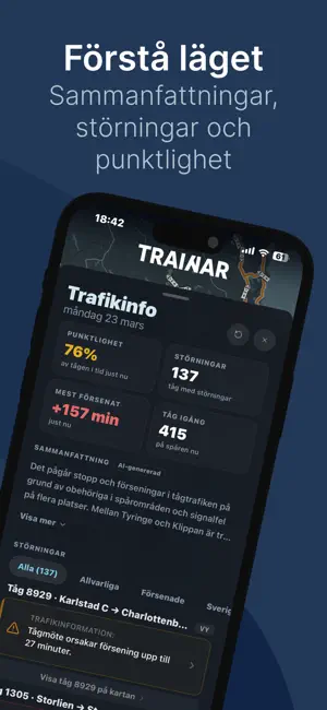 Trainar: Hela tågsverige, live screenshot 3