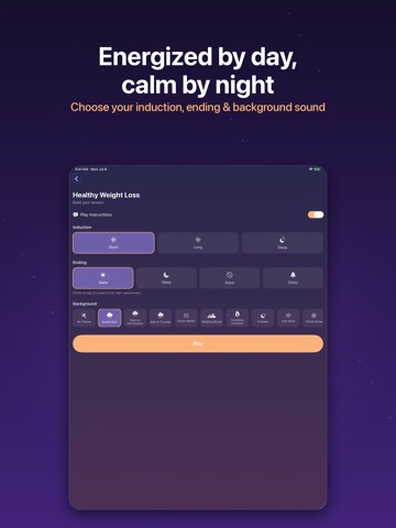 Weight-Loss Hypnosis iPad screenshot
