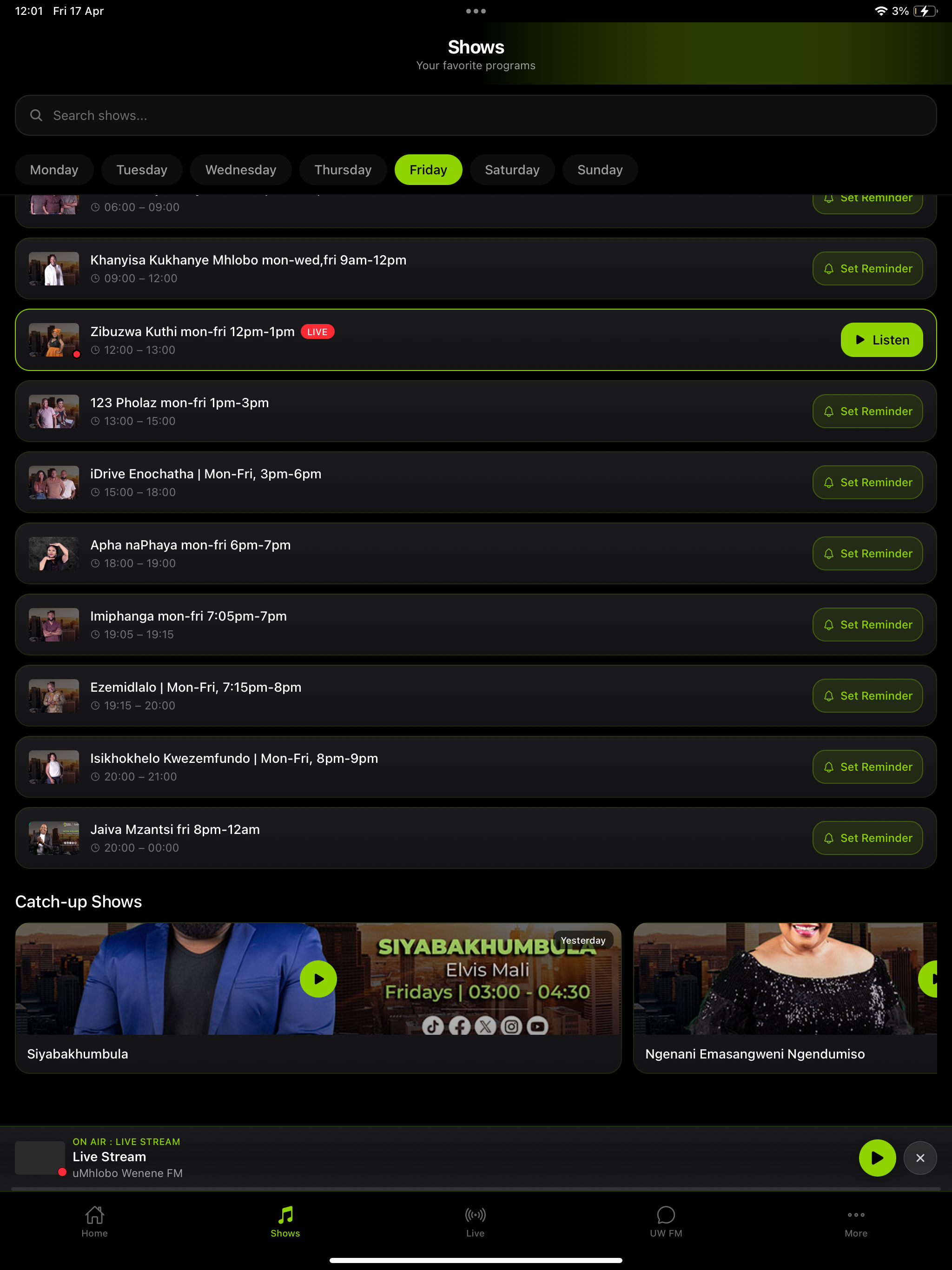 Umhlobo Wenene FM screenshot 8