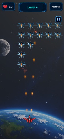Galaxy Alien Space Attack iPhone screenshot