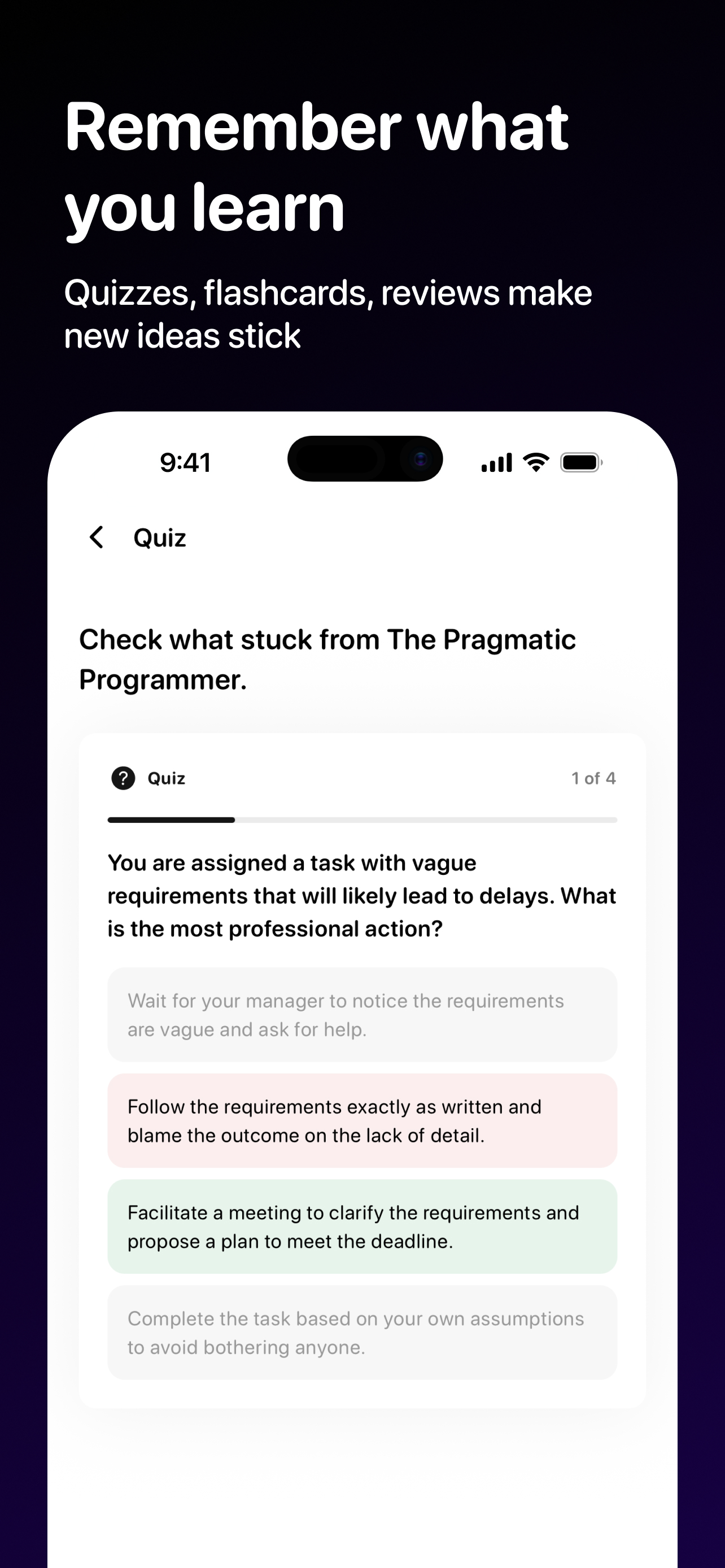 Microlearning Daily - Witsy screenshot 7