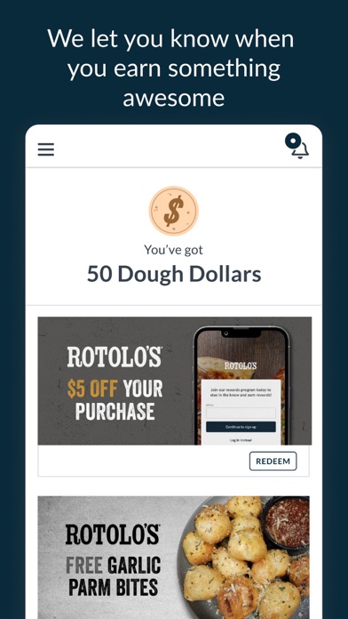 Rotolo's iPhone screenshot 4 - Food & Drink app