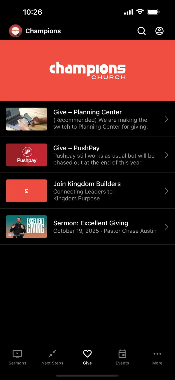 Screenshot #3 pour Champions App