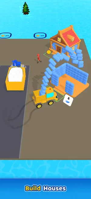 Clean Snow: Collect & Build screenshot 3