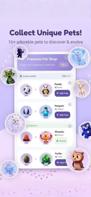 StepPet: Pedometer Pet Buddy screenshot 3