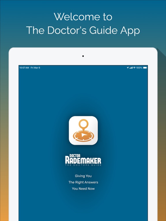 The Doctor's Guide iPad screenshot