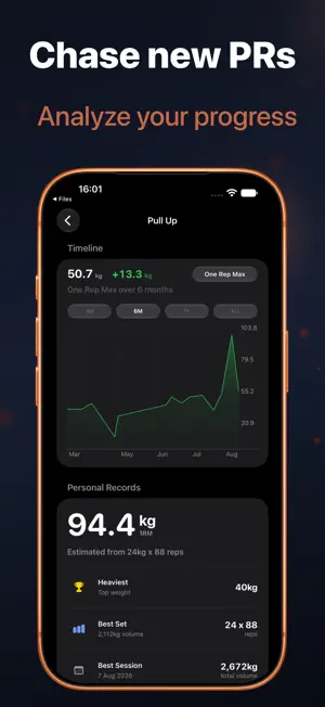Reps - Workout Tracker Gym Log screenshot 4