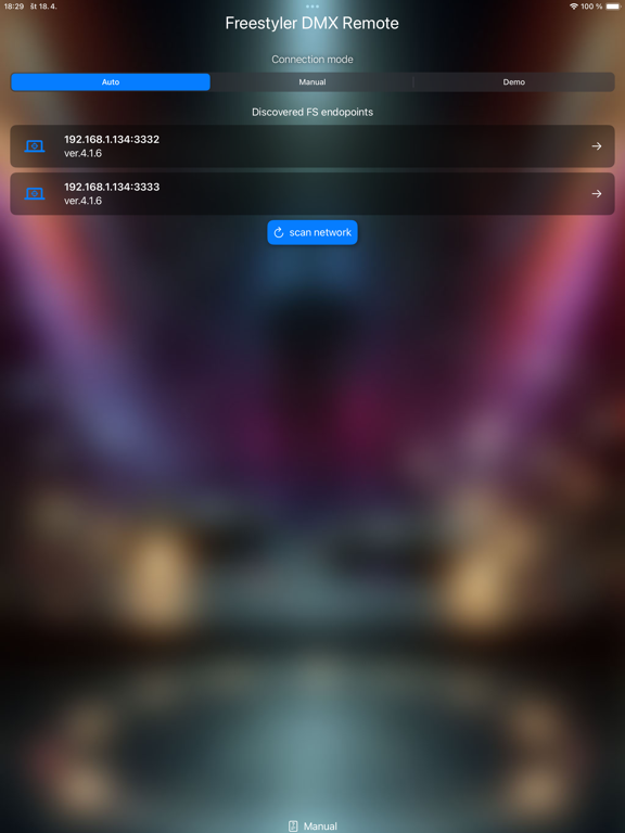 Screenshot #4 pour FreeStyler Dmx Remote