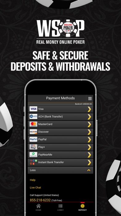 WSOP Real Money Poker - MI Screenshot