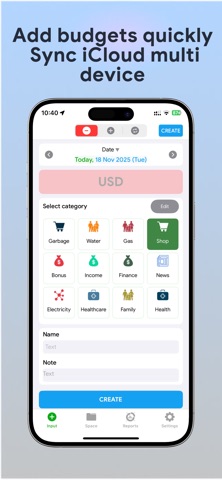 Expense Tracker: Color Money Screenshot 1 of 10