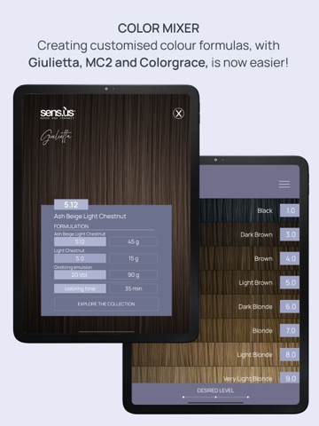 Sensus App iPad screenshot