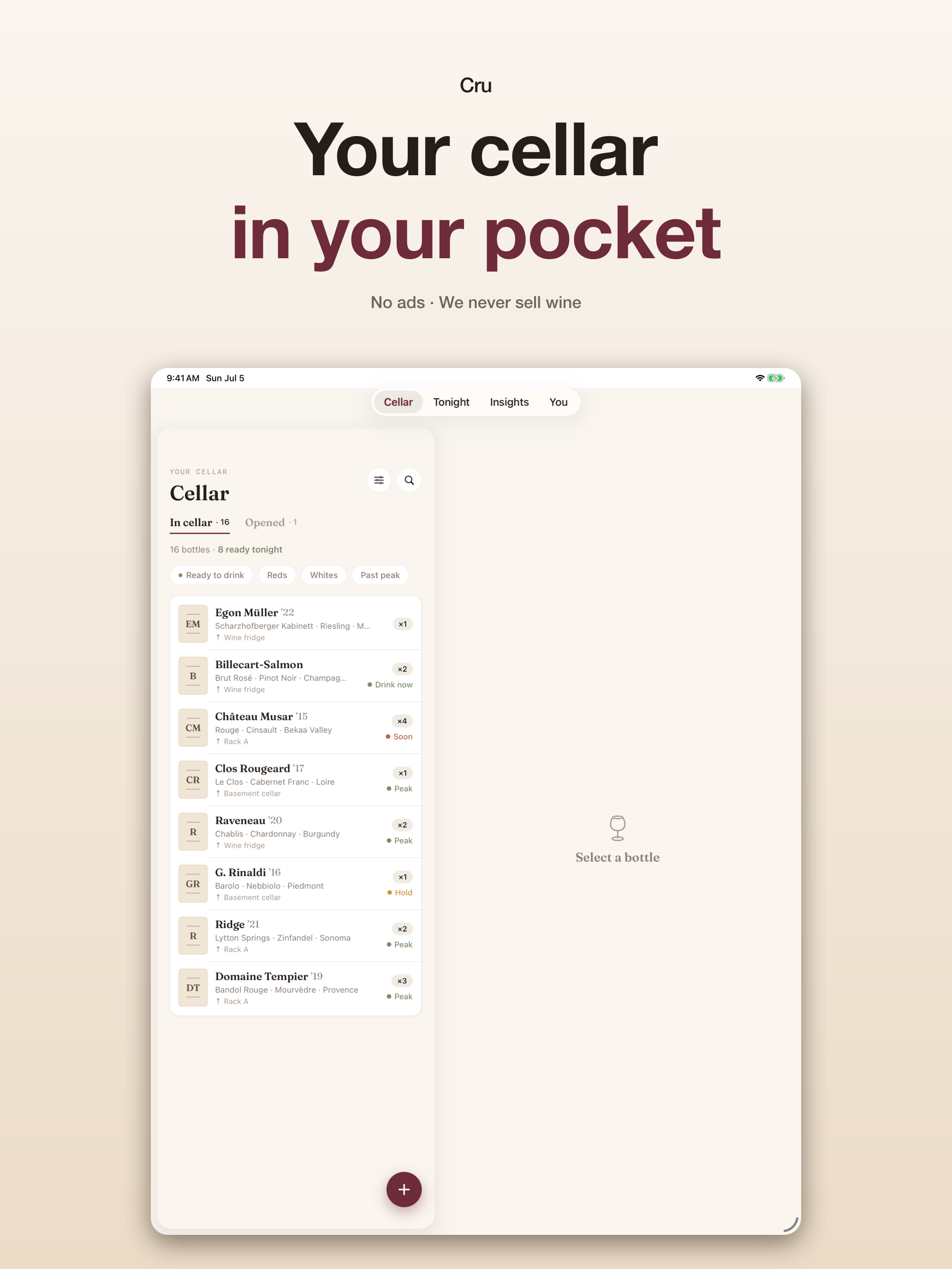 Cru: Wine Cellar Tracker screenshot 8