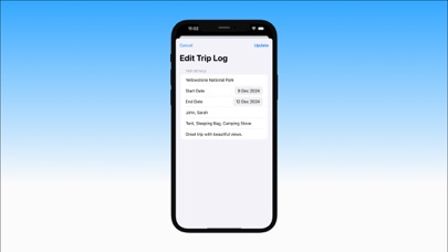 Screenshot #1 pour CampingCareOrganizer