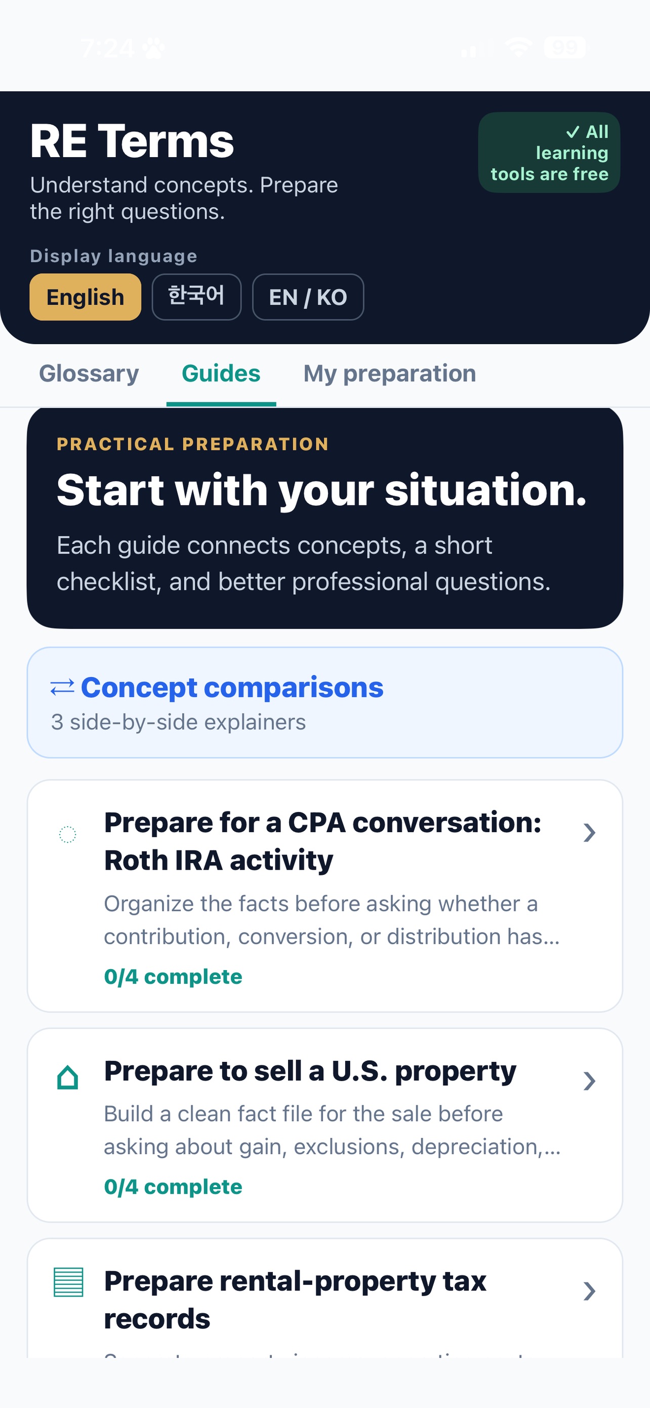 Screenshot 4 of RE Terms Pro