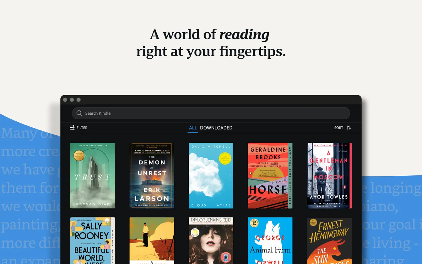 Amazon Kindle Mac screenshot 1