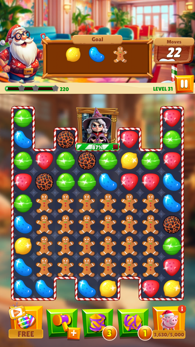Christmas Magic: Match 3 Game Screenshot