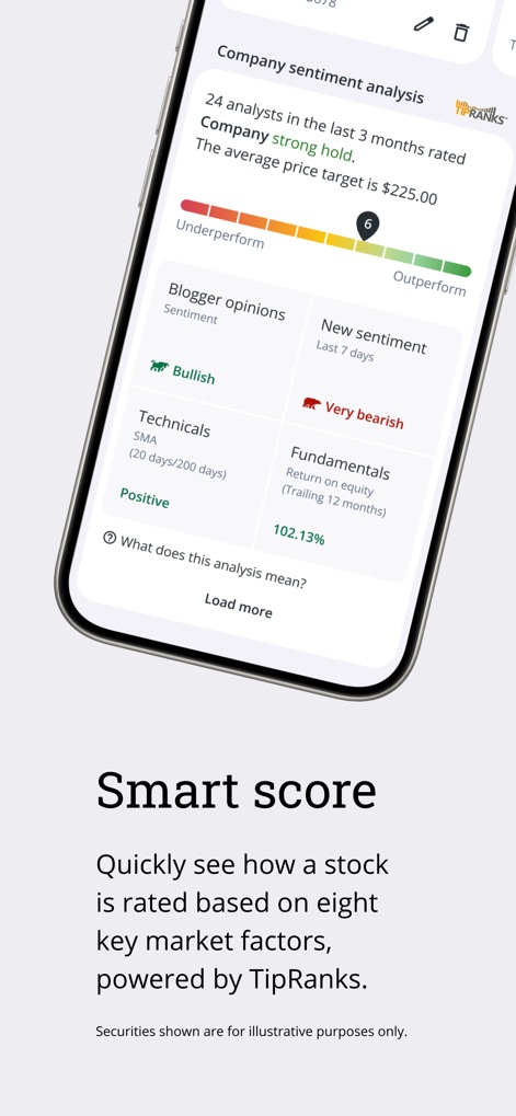 QuestMobile: Invest & Trade - This tool offers integrated analytics, displaying "company sentiment analysis" and summarizing "blogger opinions" to aid informed investment decisions.