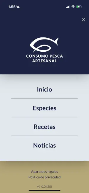 Consumo Pesca Artesanal screenshot 1