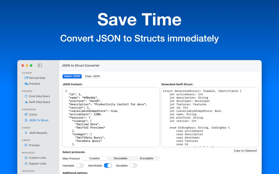 #6. NSBuddy for Xcode (macOS) 게시자: Oscar Moreno