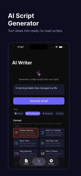 SpeakEasy: AI Teleprompter Screenshot 2 of 4