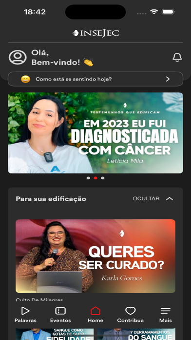Insejec Brasília app screenshot