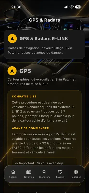 R-LINK+ : RENAULT R-LINK 2 & 1 screenshot 10 of 10